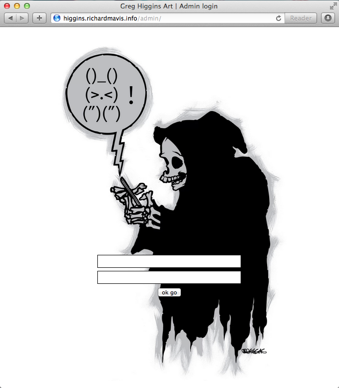 Admin login.